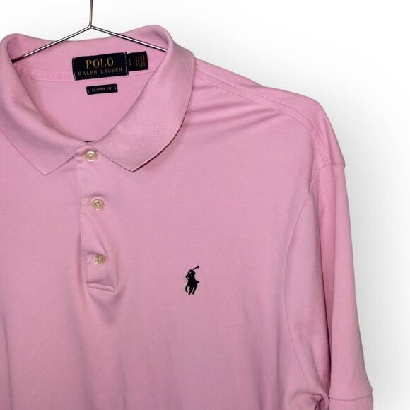 Polo Ralph Lauren Mens L RLX Golf Performance Stretch Solid Short Sleeve Polo Sh - Picture 3 of 6